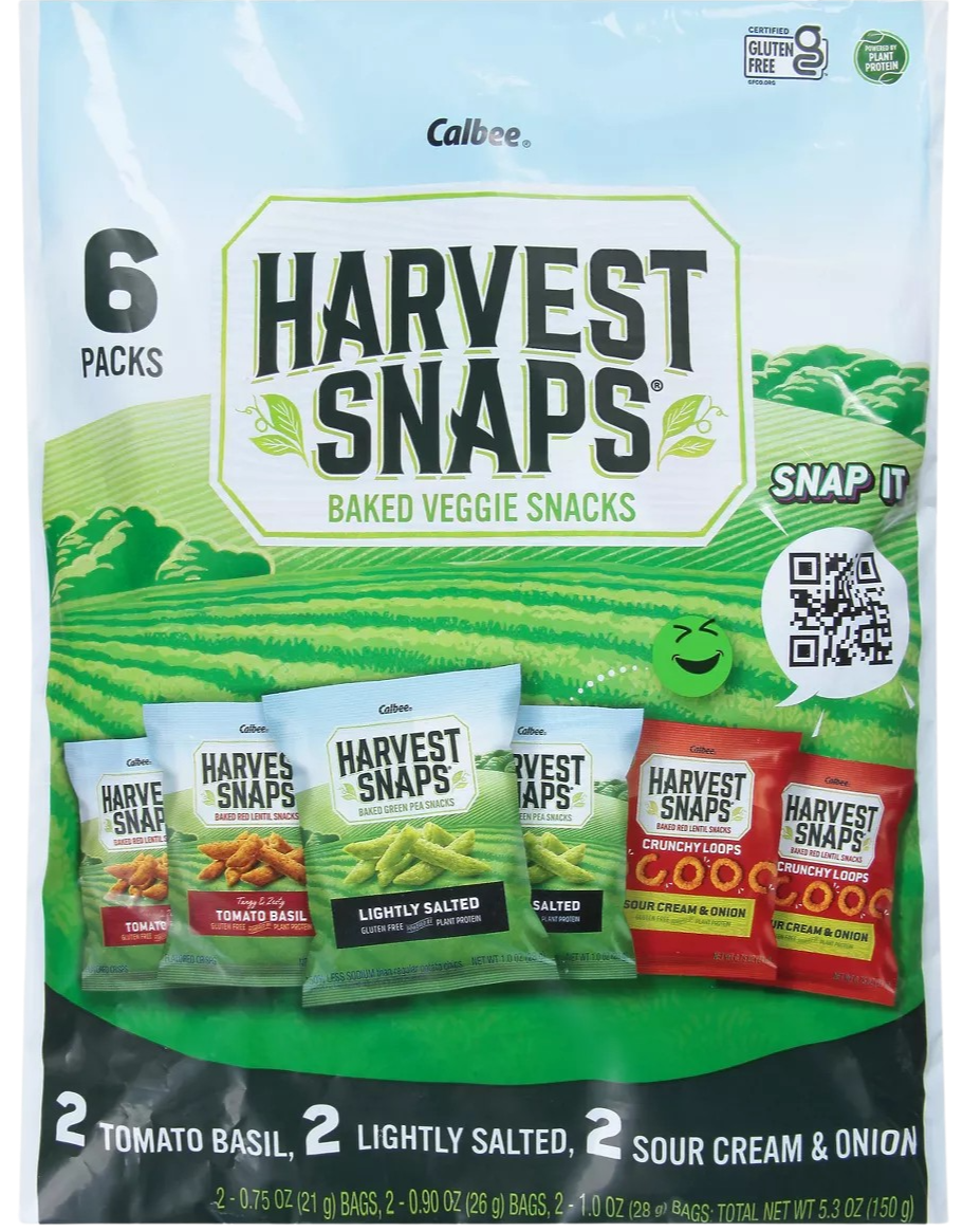 Baked Veggie Crisps Mix Snack Bag (6 Pack)
