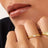 14k Solid Gold Stacker Ring