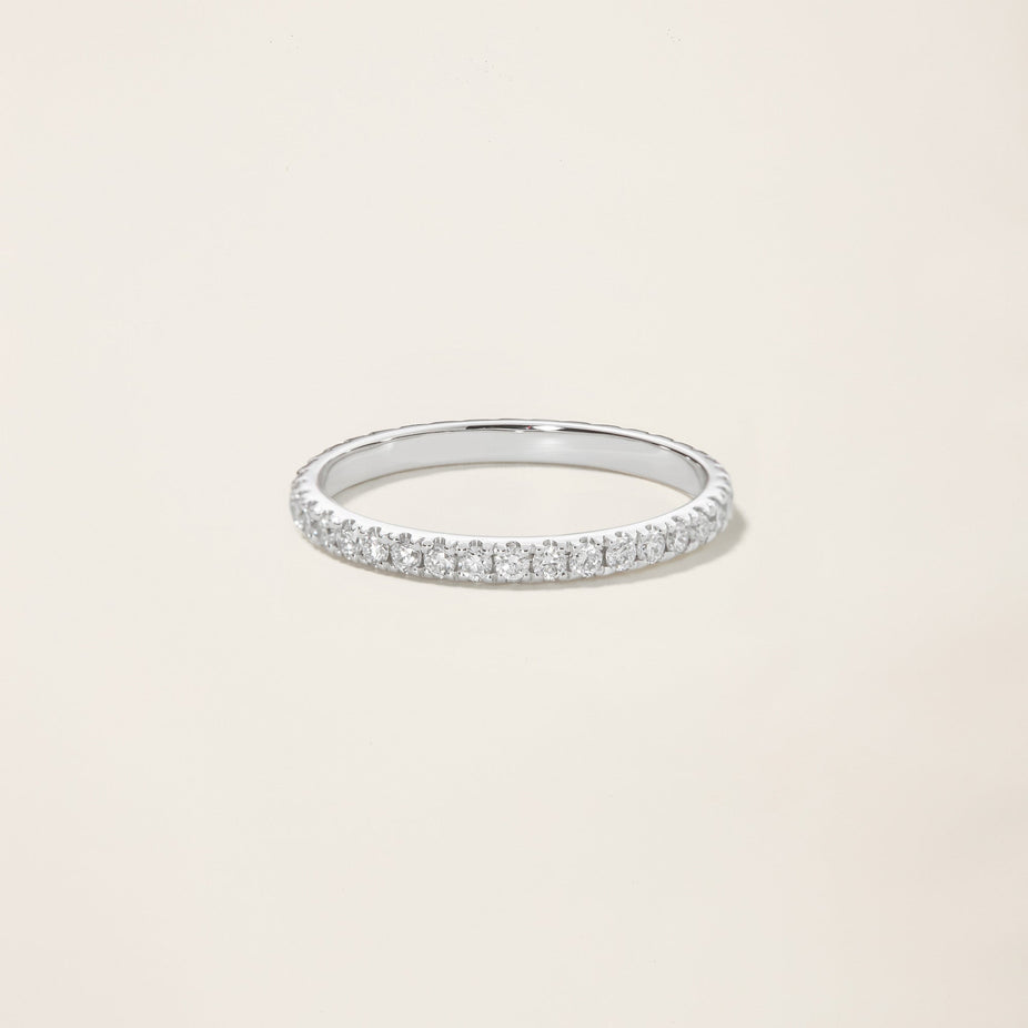 14k Solid Gold Diamond Eternity Band