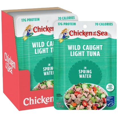 Wild Caught Light Tuna In Spring Water (12 Pack)