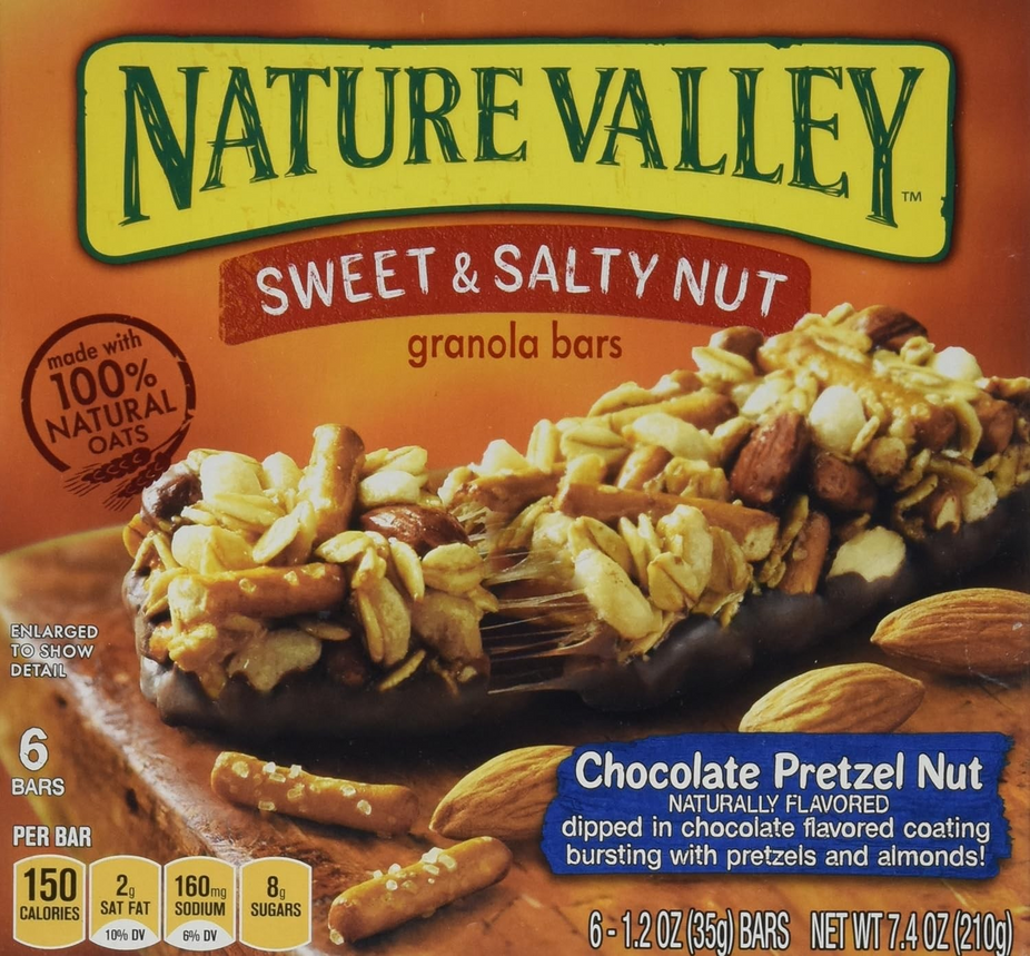 Sweet & Salty Nut Granola Bars