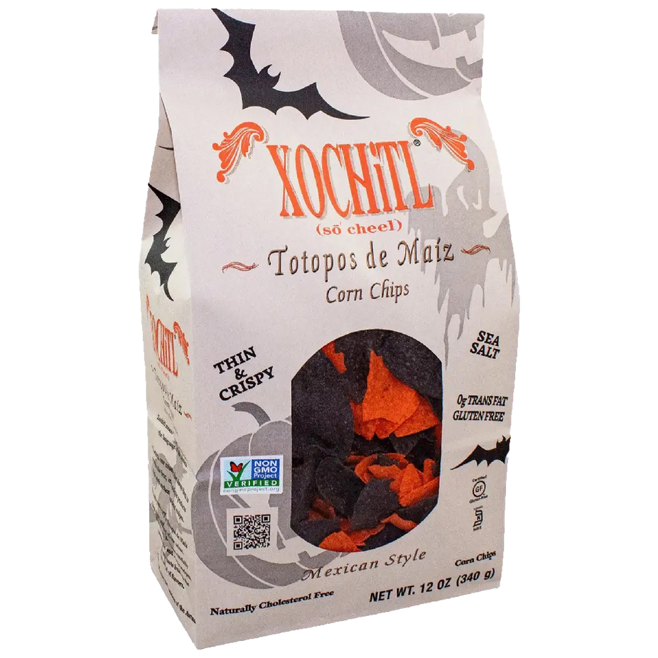 Mexican Style Thin & Crispy Black Red Corn Chips