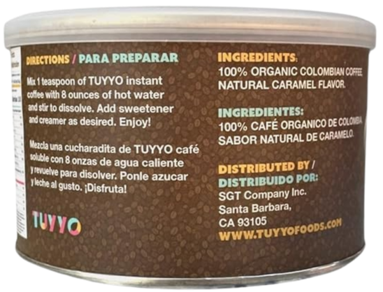 Instant Plain Colombian Coffee