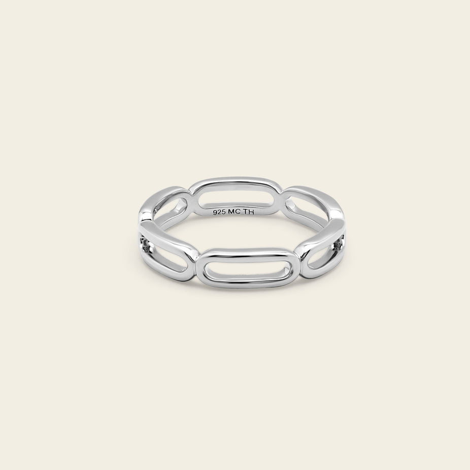 Paperclip Chain Ring