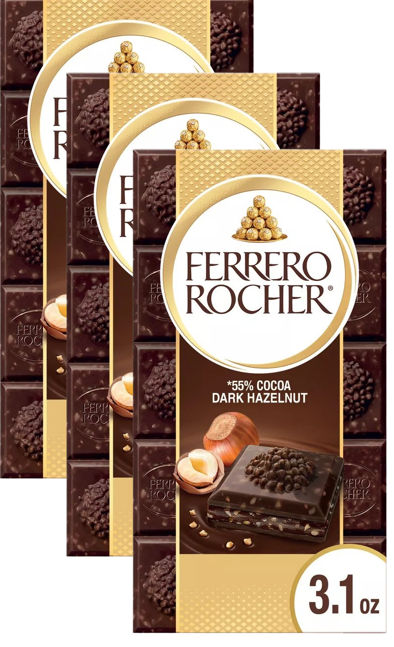Dark Chocolate Hazelnut Bar (3 Pack)