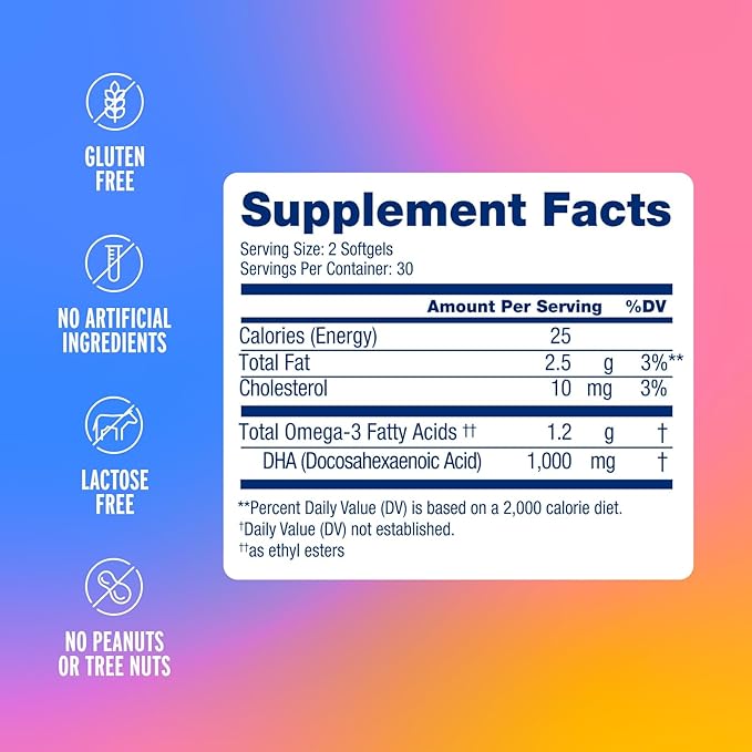 Omega Brain Fuel DHA_Back