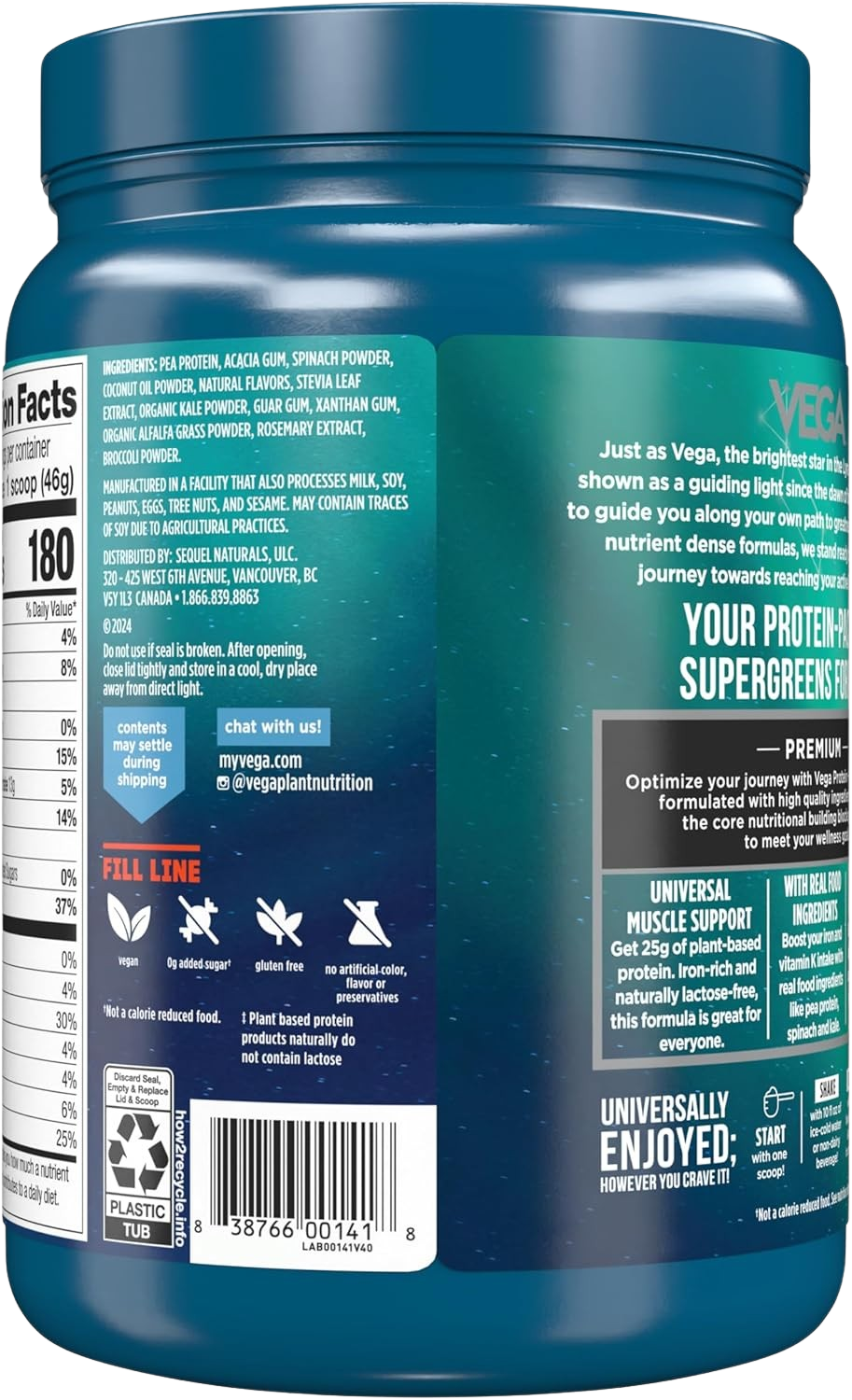 Protein + Supergreens - Creamy Vanilla