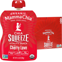 Chia Squeeze Vitality Snack - Cherry Beet (8 Pack)