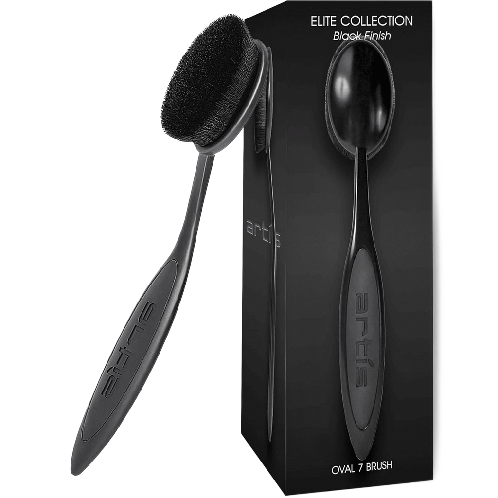 Elite Oval 7 Makeup Brush - Black – Martie