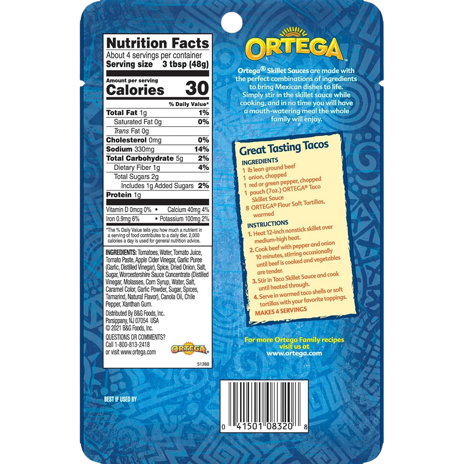 Taco Skillet Sauce (3CT)