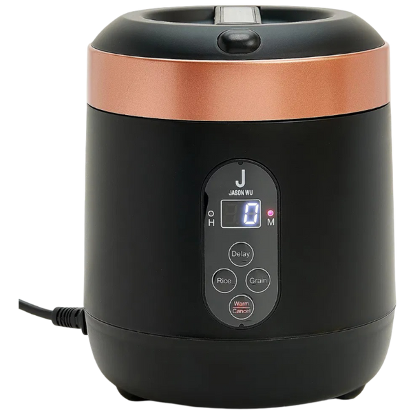 1.5-Cup Mini Rice Cooker With Measuring Cup & Spoon - Black – Martie