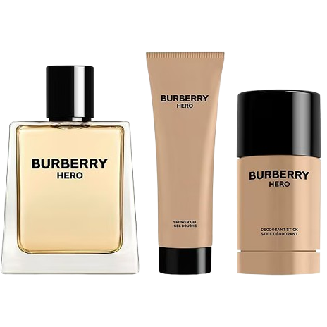 Hero 3 Piece Gift Set Eau De Toilette Spray, Shower Gel, Deodorant