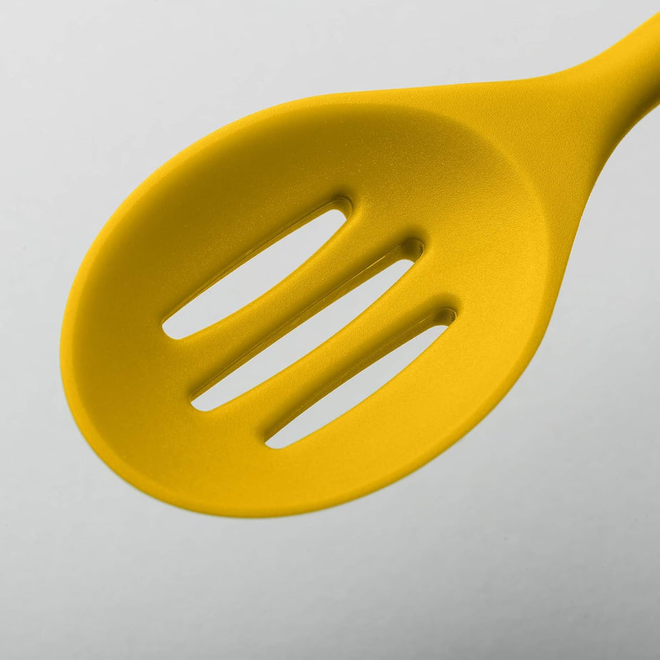 Silicone Slotted Spoon - Mustard