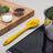 Silicone Slotted Spoon - Mustard