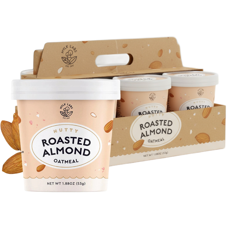 Roasted Almond Oatmeal Cups (6 Pack)