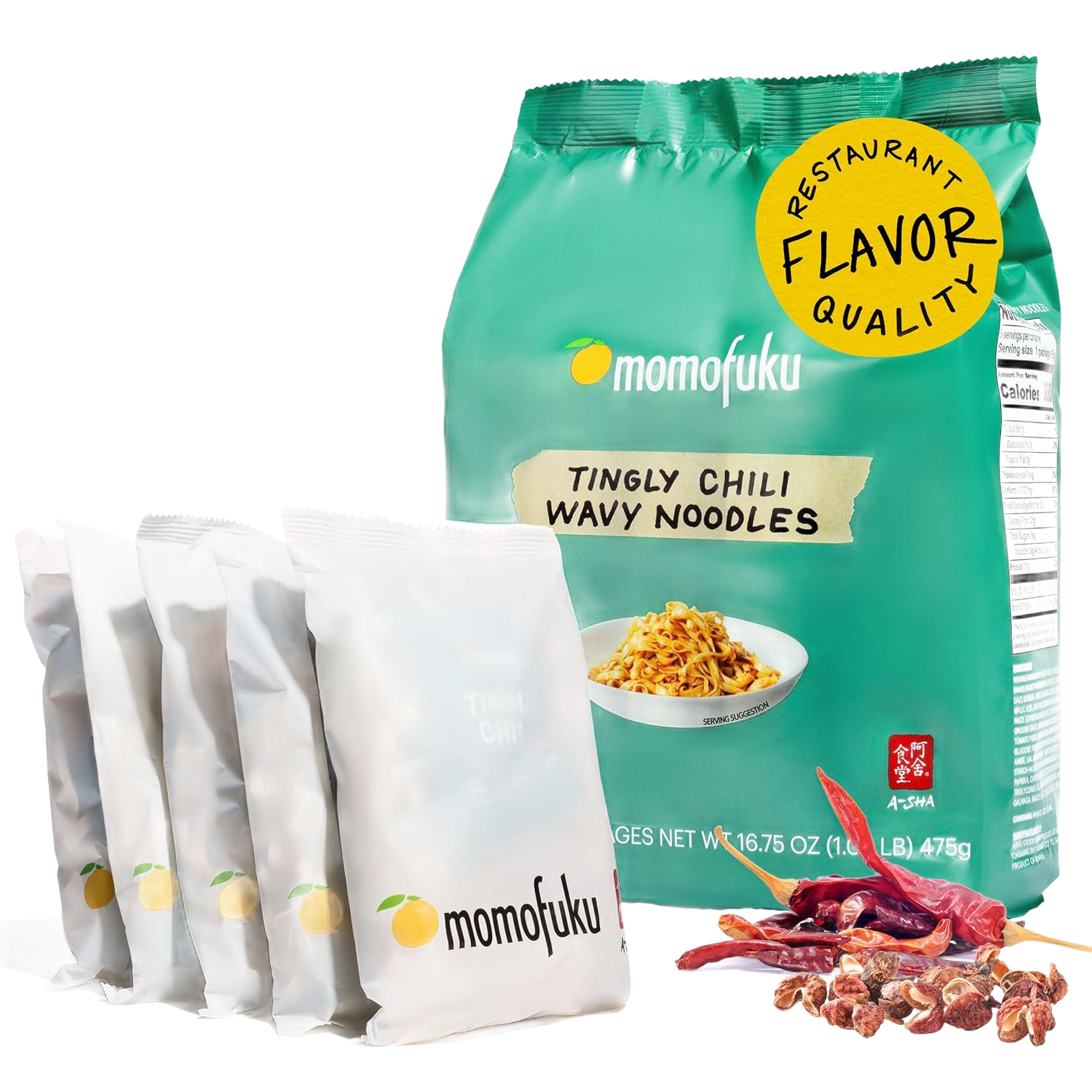 Momofuku Goods Tingly Chili Noodles (5 CT) – Martie