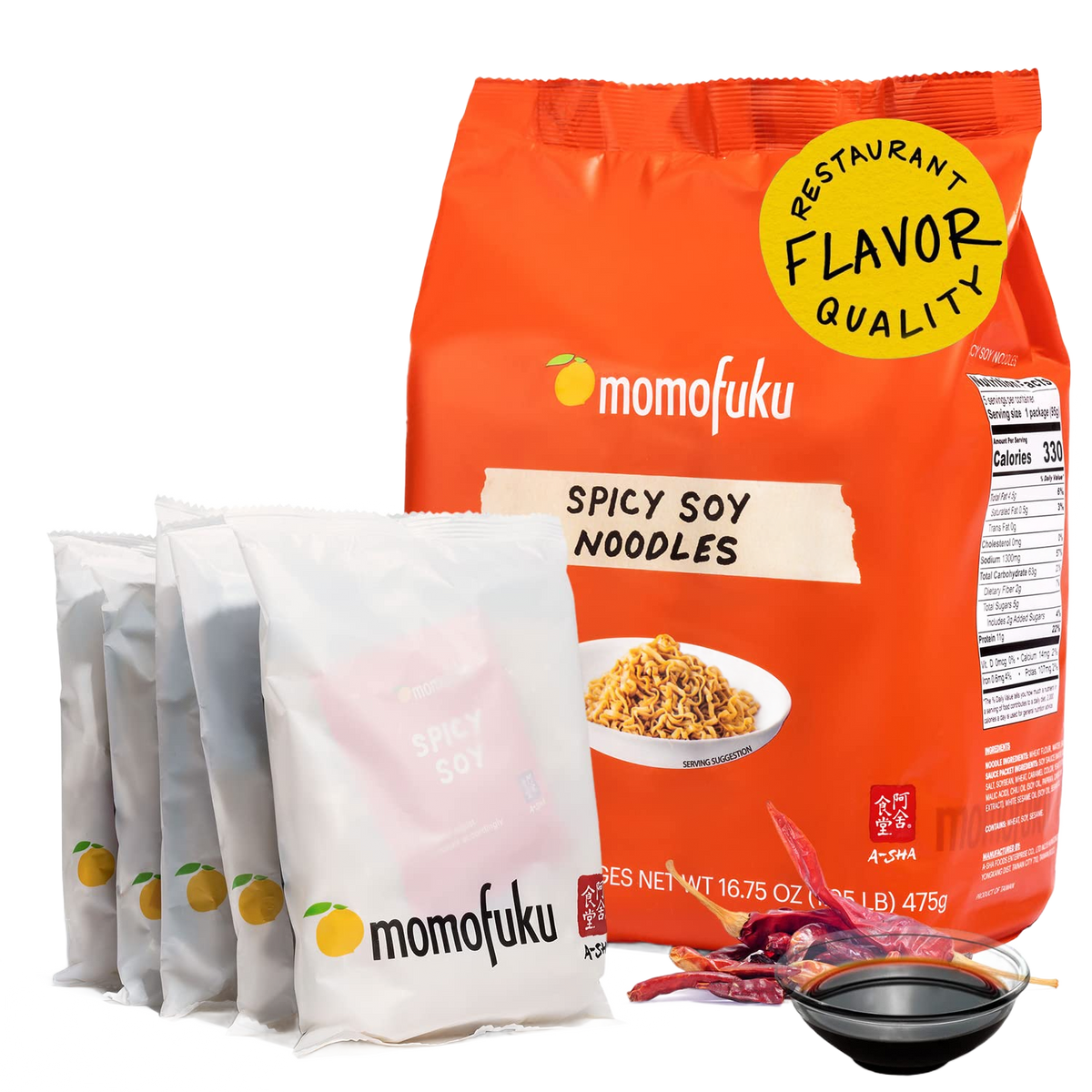 Momofuku Goods Spicy Soy Noodles (5 CT) – Martie