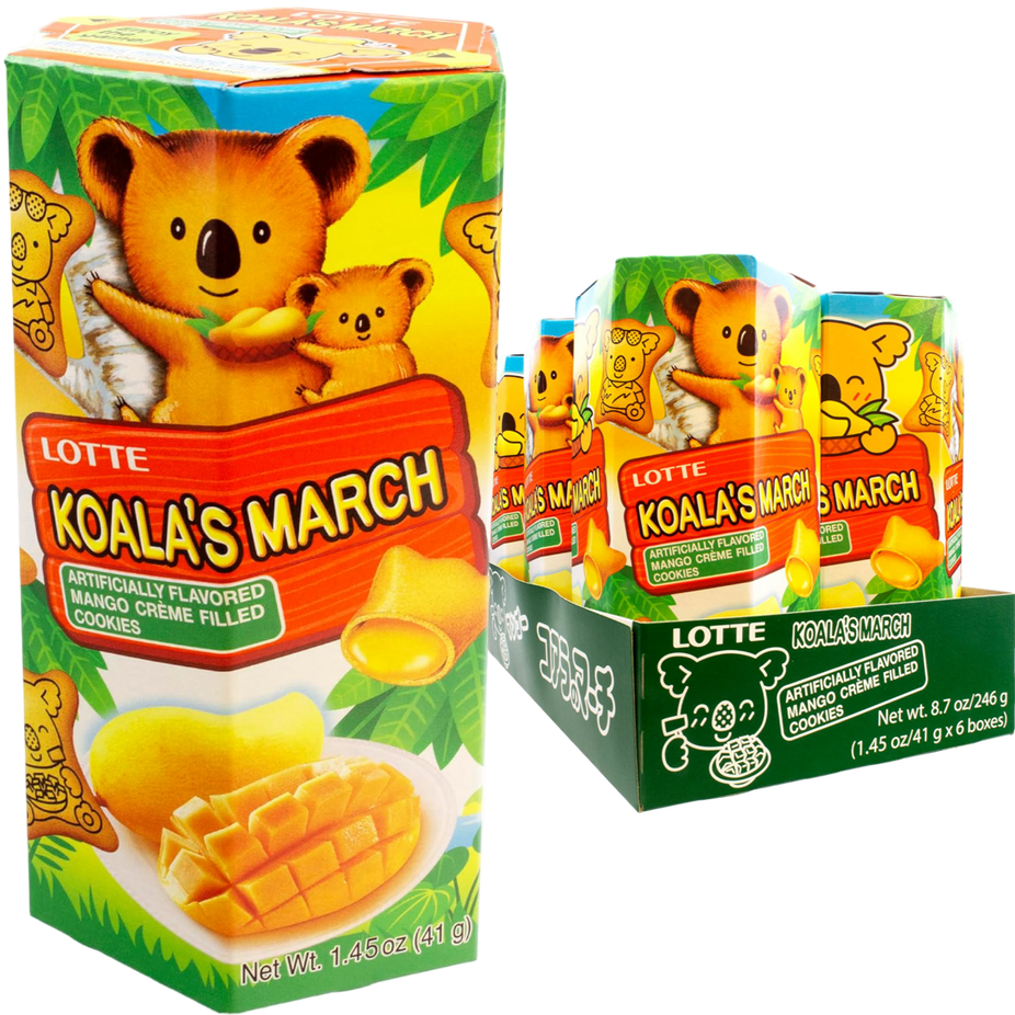 Koala's March Mango Cream Cookies (6 Pack)