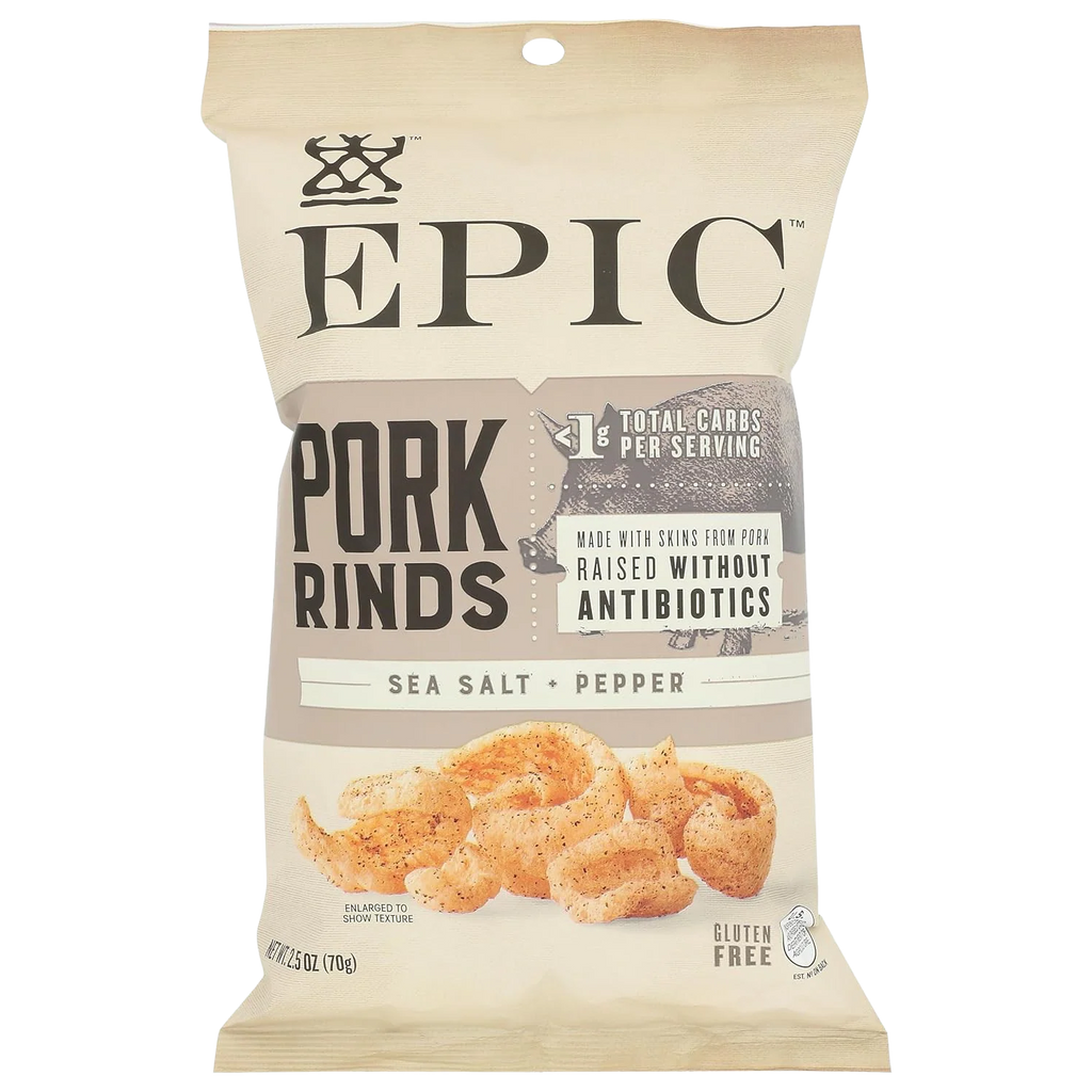 M P Rind Epic Pork Rinds - Sea Salt and Pepper – Martie