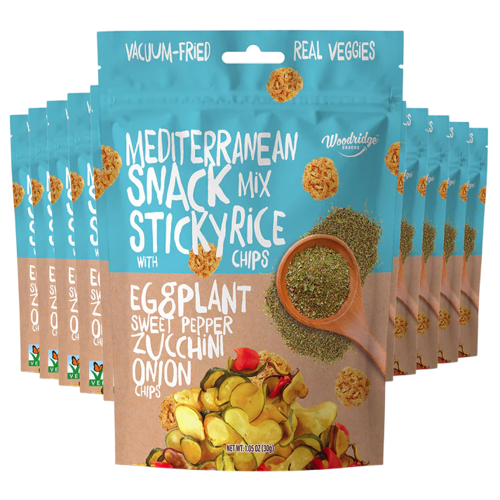 Vacuum Fried Veggies with Sticky Rice Chips (12 CT)
