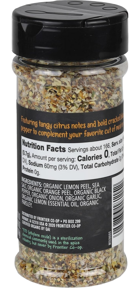 Citrus Pepper Seasoning, Prime Cuts