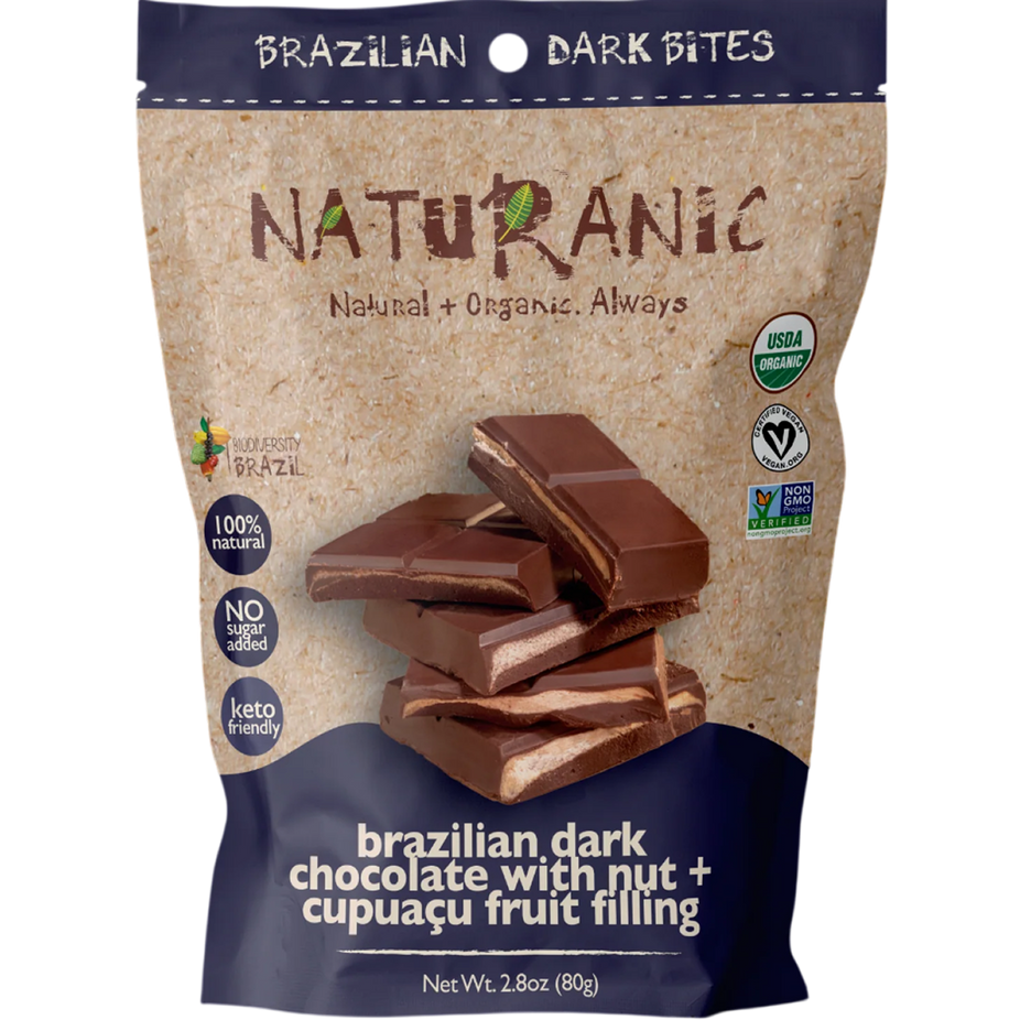 Brazilian Dark Chocolate with Nut and Cupuacu Filling