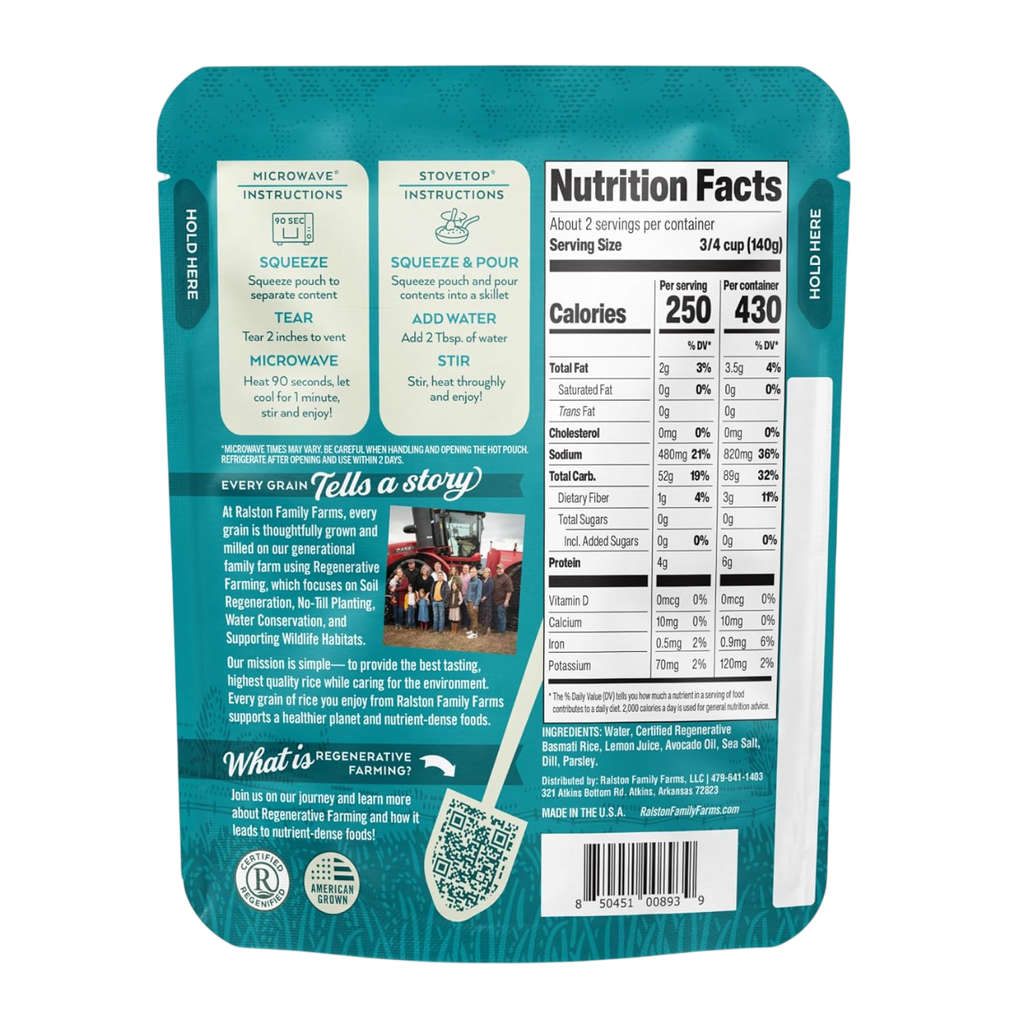 Mediterranean Rice Packet Mediterranean Basmati Rice (6 CT) – Martie