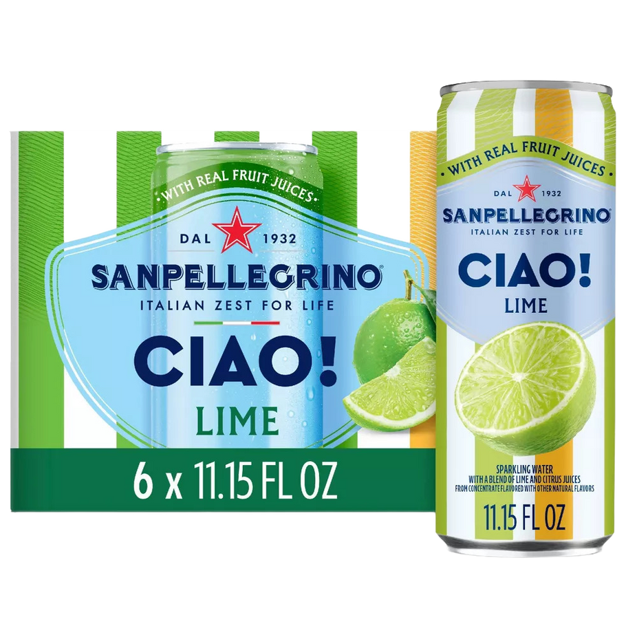 Ciao Lime Sparkling Water (6 Pack)
