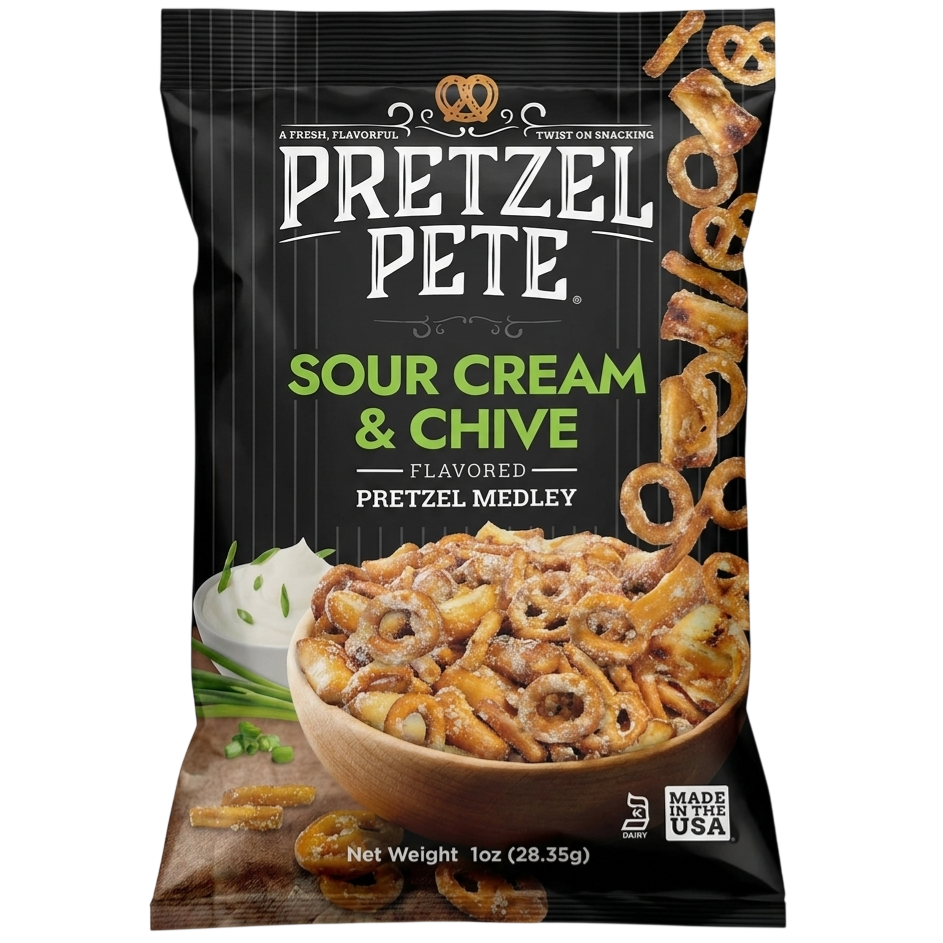 Sour Cream & Chive Pretzel Medley (24 Pack) – Martie