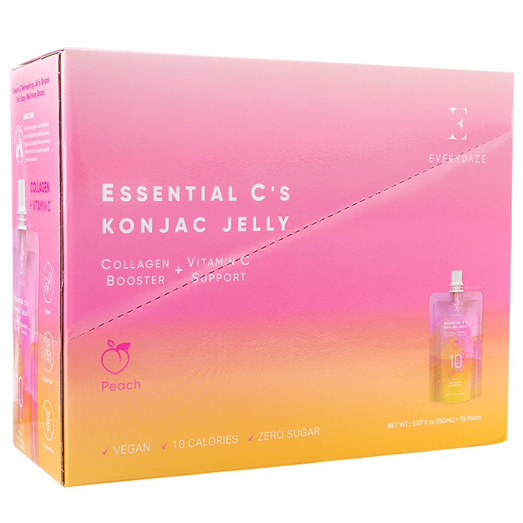 Everydaze Essential C's Konjac Jelly - Peach (10 Pack) – Martie Everydaze Essential C's Konjac Jelly - Peach (10 Pack) – Martie
