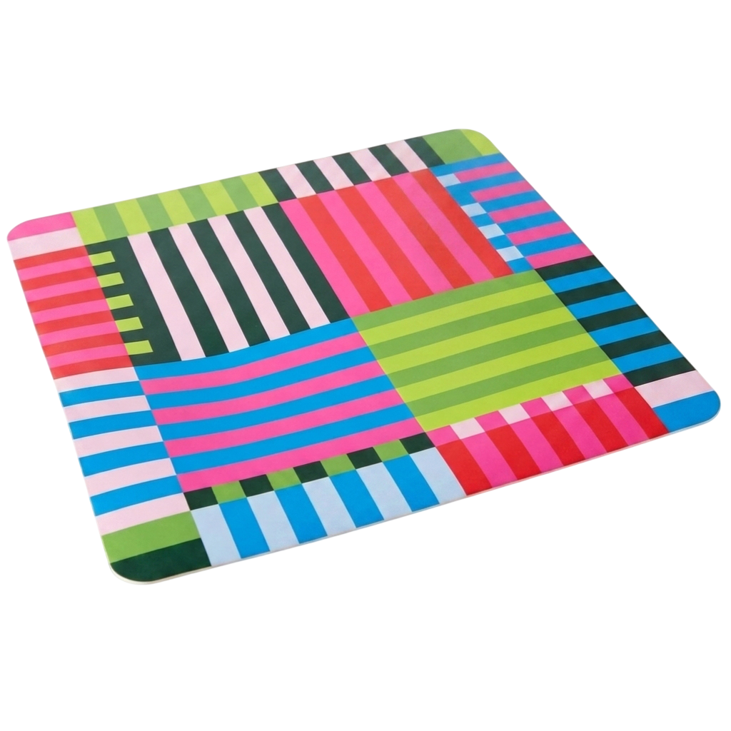 N Squared Leatherette Desk Pad - Bold Stripe – Martie