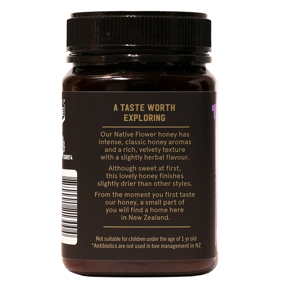 taylor-pass-honey-co-native-flower-side1-honey-500g-cropped
