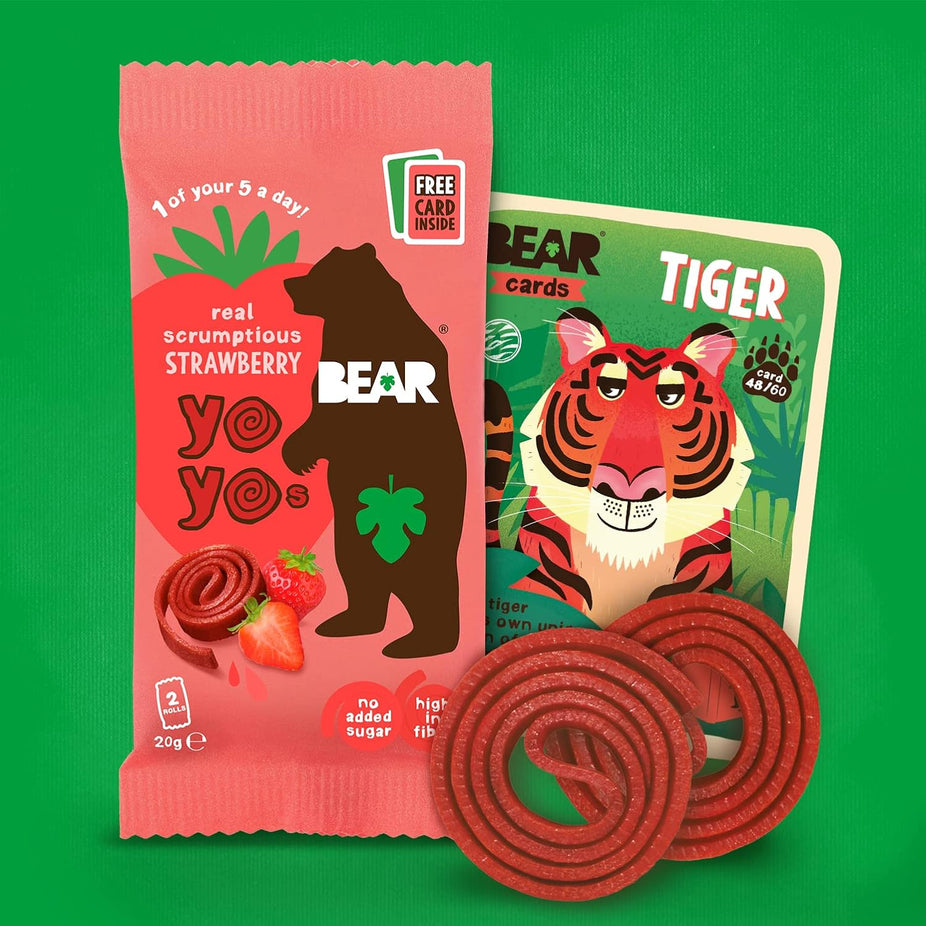 Strawberry Fruit Roll Single (12 Pack)