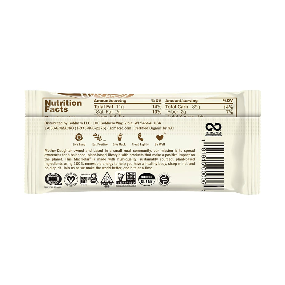 Organic Peanut Butter Chocolate Chip (12 Pack)
