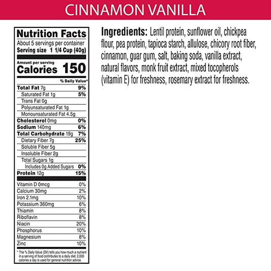 Nutrition Information - Cinnamon Vanilla Cereal