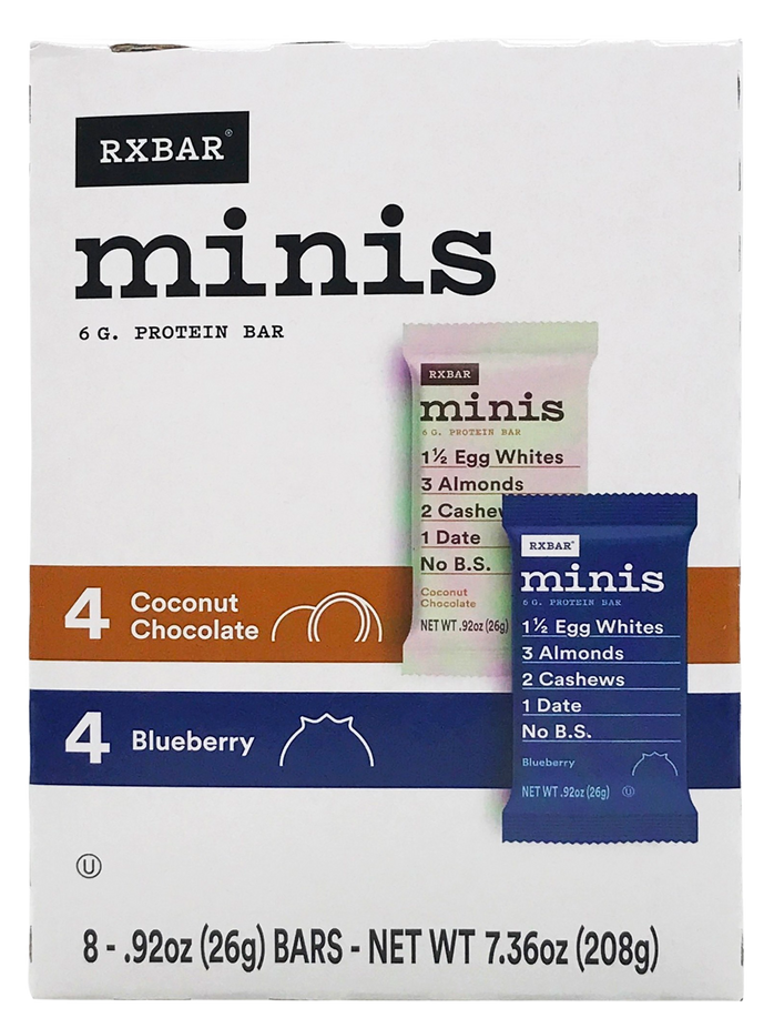 Mini Coconut Choc & Blueberry Bars (8 Pack)