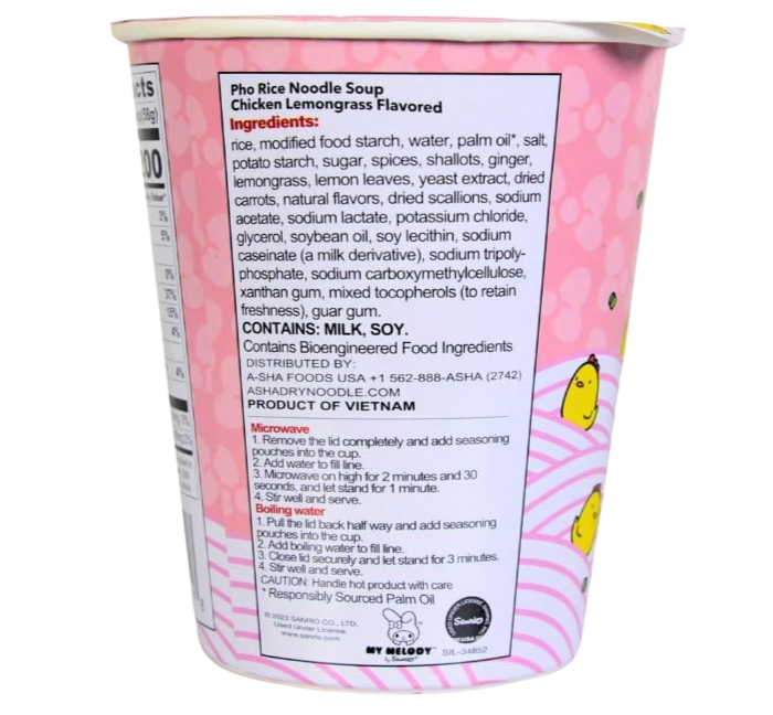 My Melody Pho Noodle Soup - Chicken Lemongrass (6 Pack)