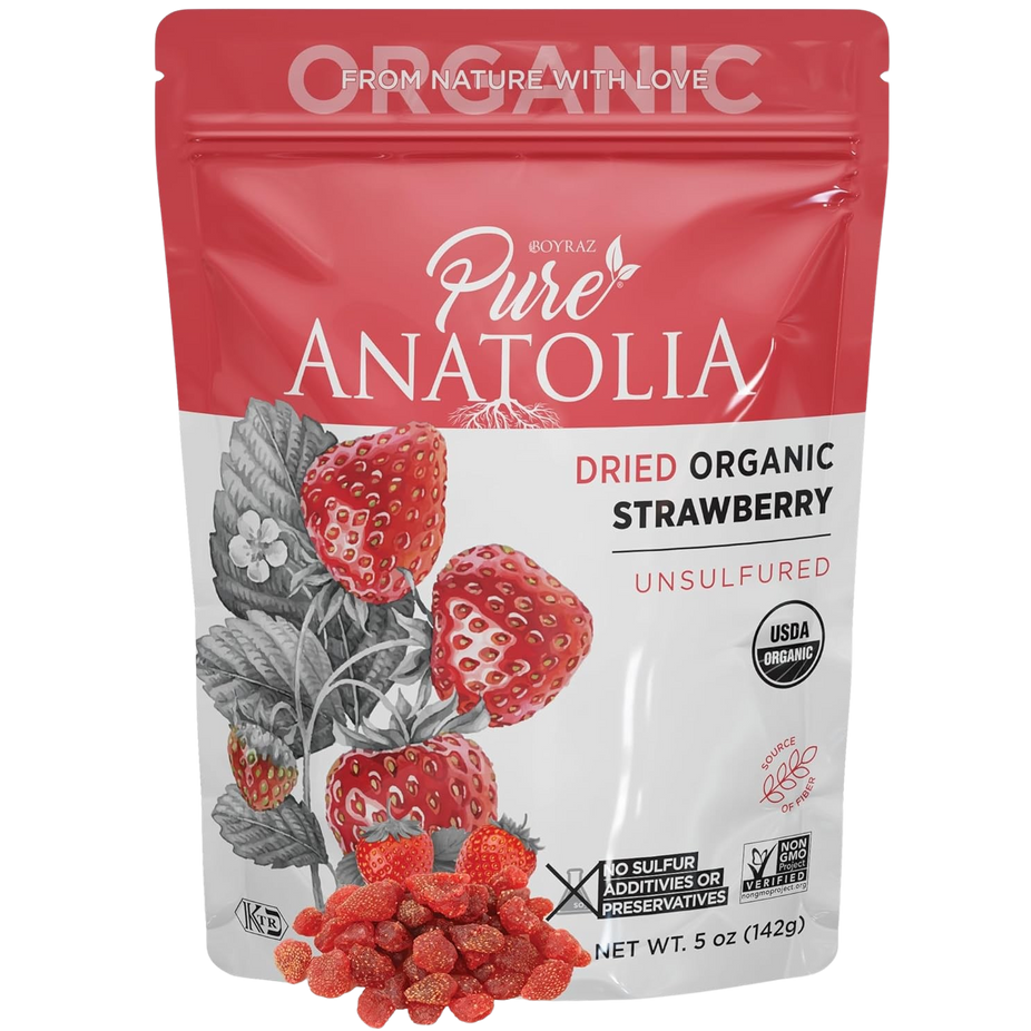 Organic Dried Strawberries