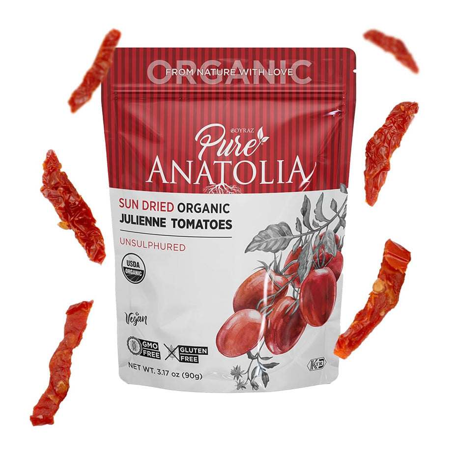 Organic Sun-Dried Julienne-Cut Tomatoes