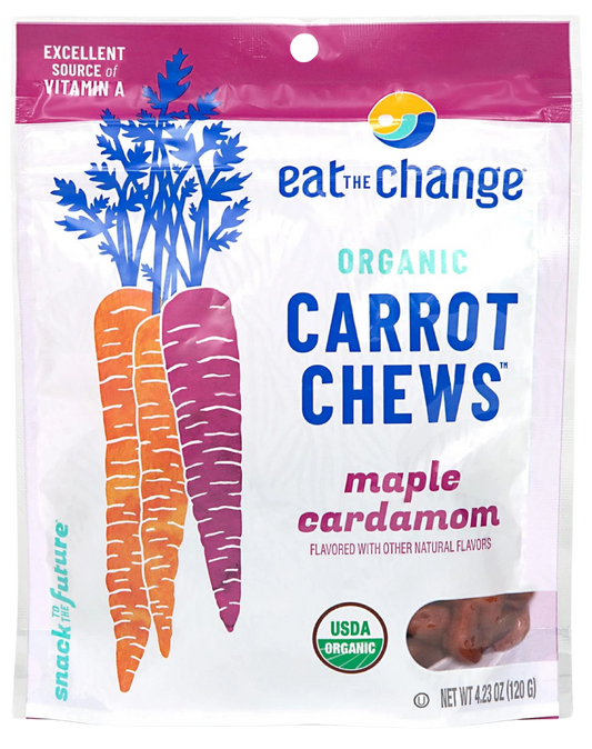 Organic Carrot Chews Maple Cardamom