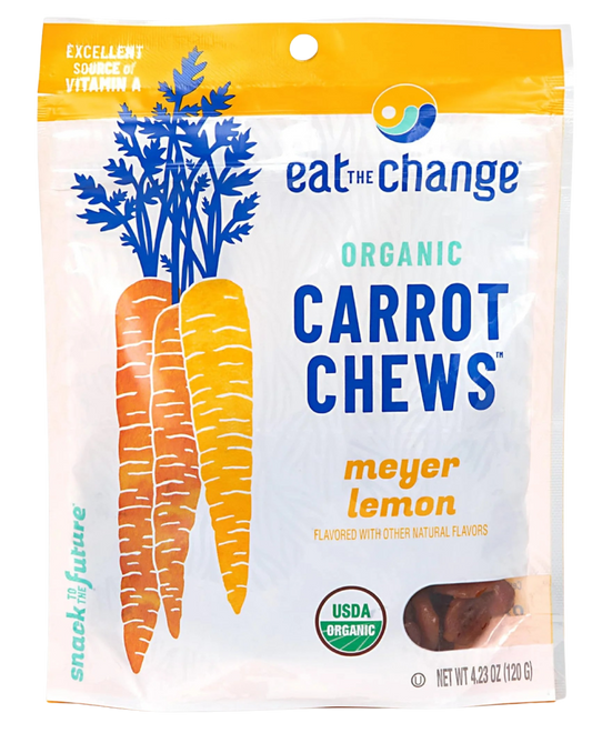 Organic Carrot Chews Meyer Lemon