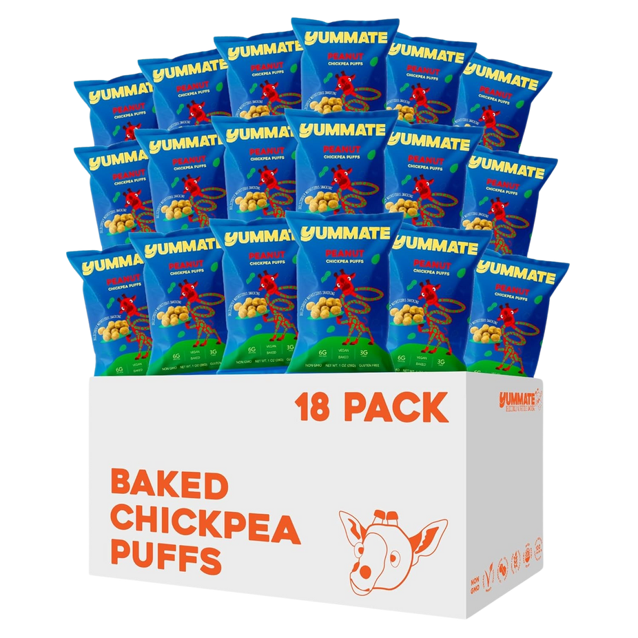 Peanut Chickpea Puffs (18 Pack)