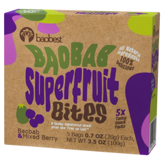 Baobab Superfruit Bites- Mixed Berry (5 CT)