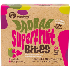 Baobab Superfruit Bites- Raspberry (5 CT)