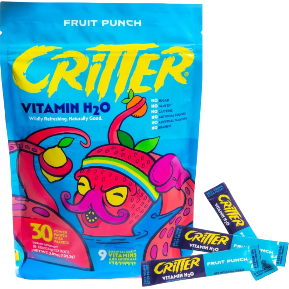 Critter Vitamin H2O, Fruit Punch (30 CT)