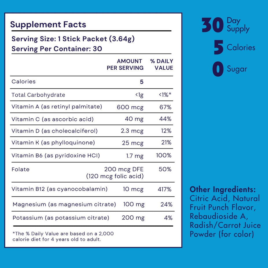 Critter Vitamin H2O, Fruit Punch (30 CT)