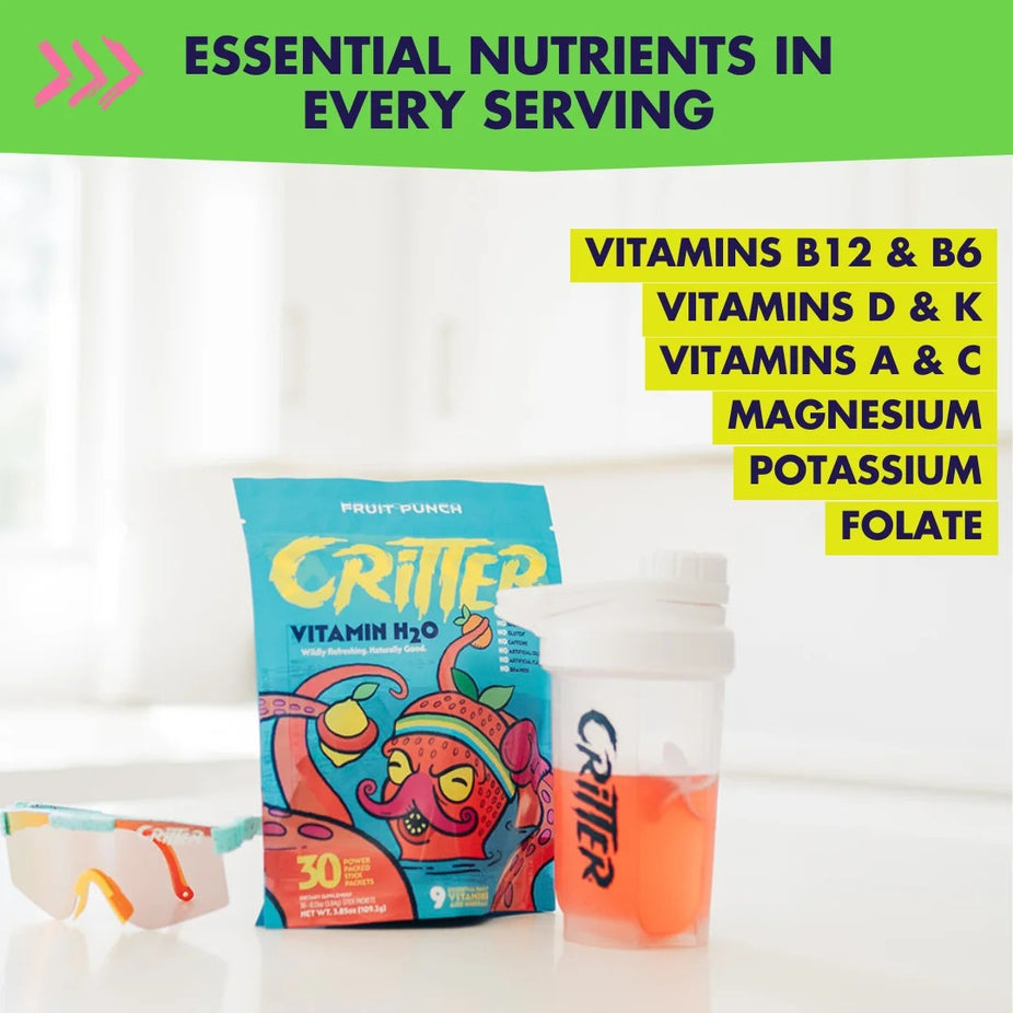 Critter Vitamin H2O, Fruit Punch (30 CT)
