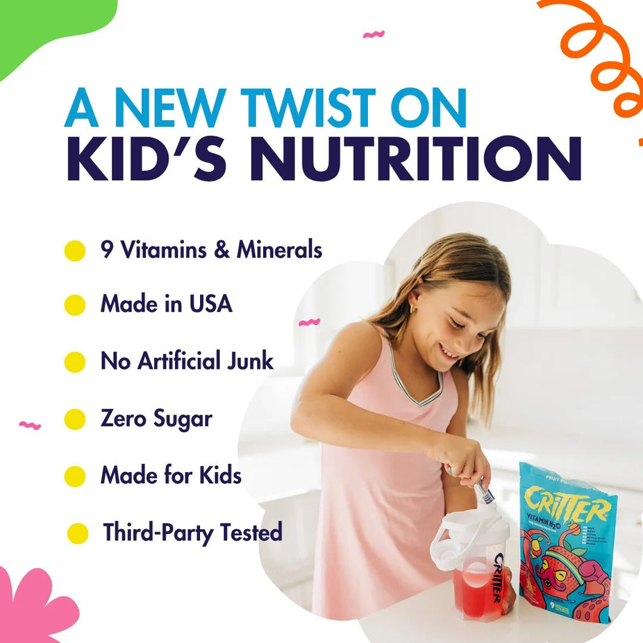 Critter Vitamin H2O, Fruit Punch (30 CT)