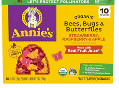 Bees, Bugs & Butterflies Strawberry, Raspberry & Apple Fruit Snacks