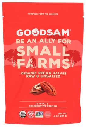 Organic Raw Pecan Halves, Unsalted